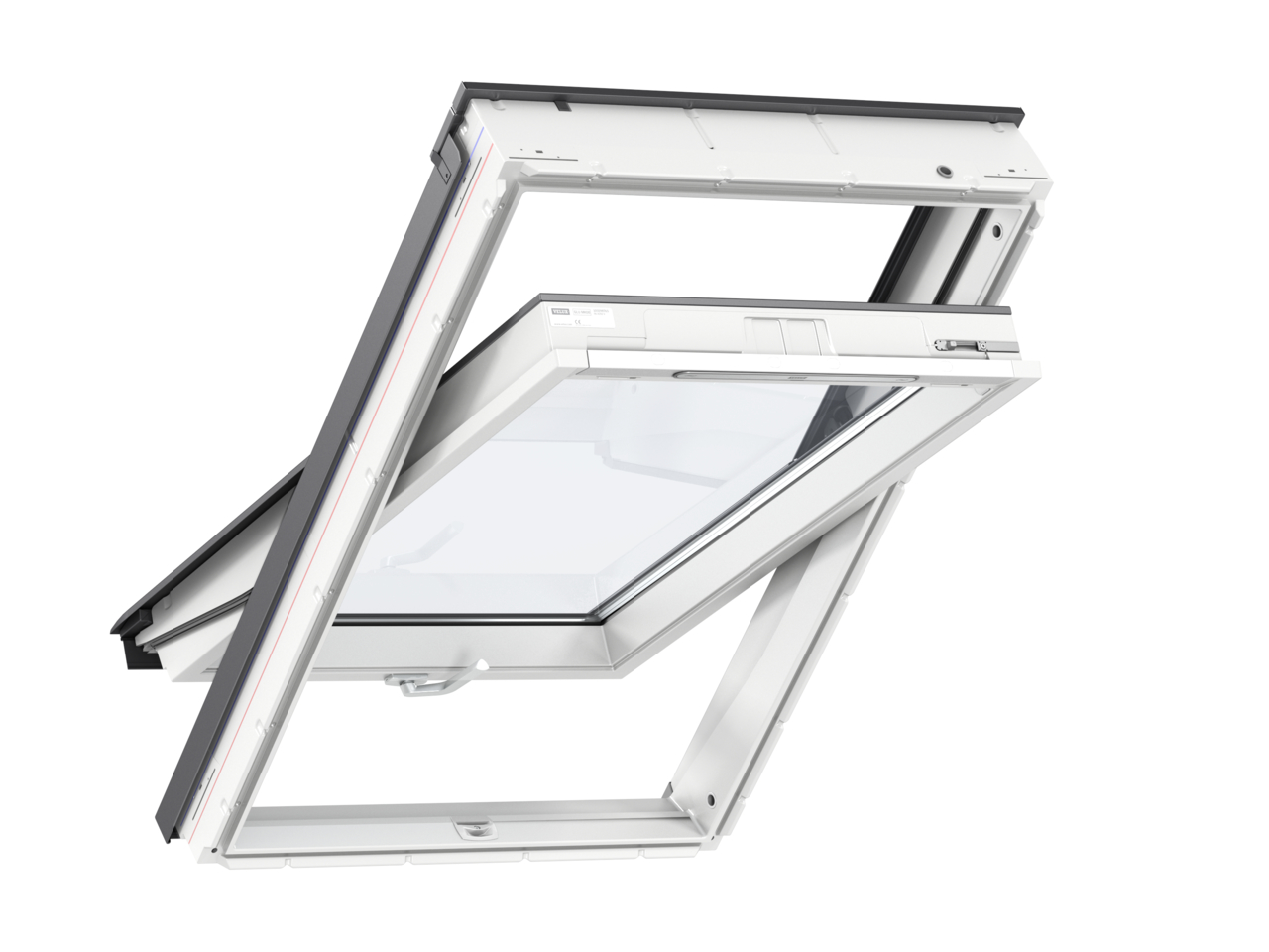 Jumta logi VELUX GLU 0061 rokturis vērtnes augšā FK08  (Noliktavā 4 gab. Akcijas cena par 1 gab. 337.00 Eur)